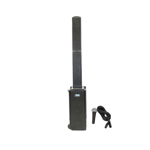 BEACON 3 BASIC PORTABLE LINE ARRAY, RECHARGEABLE BATTERY, STANDARD AUDIO INPUTS, BT, WIRED MIC INCL